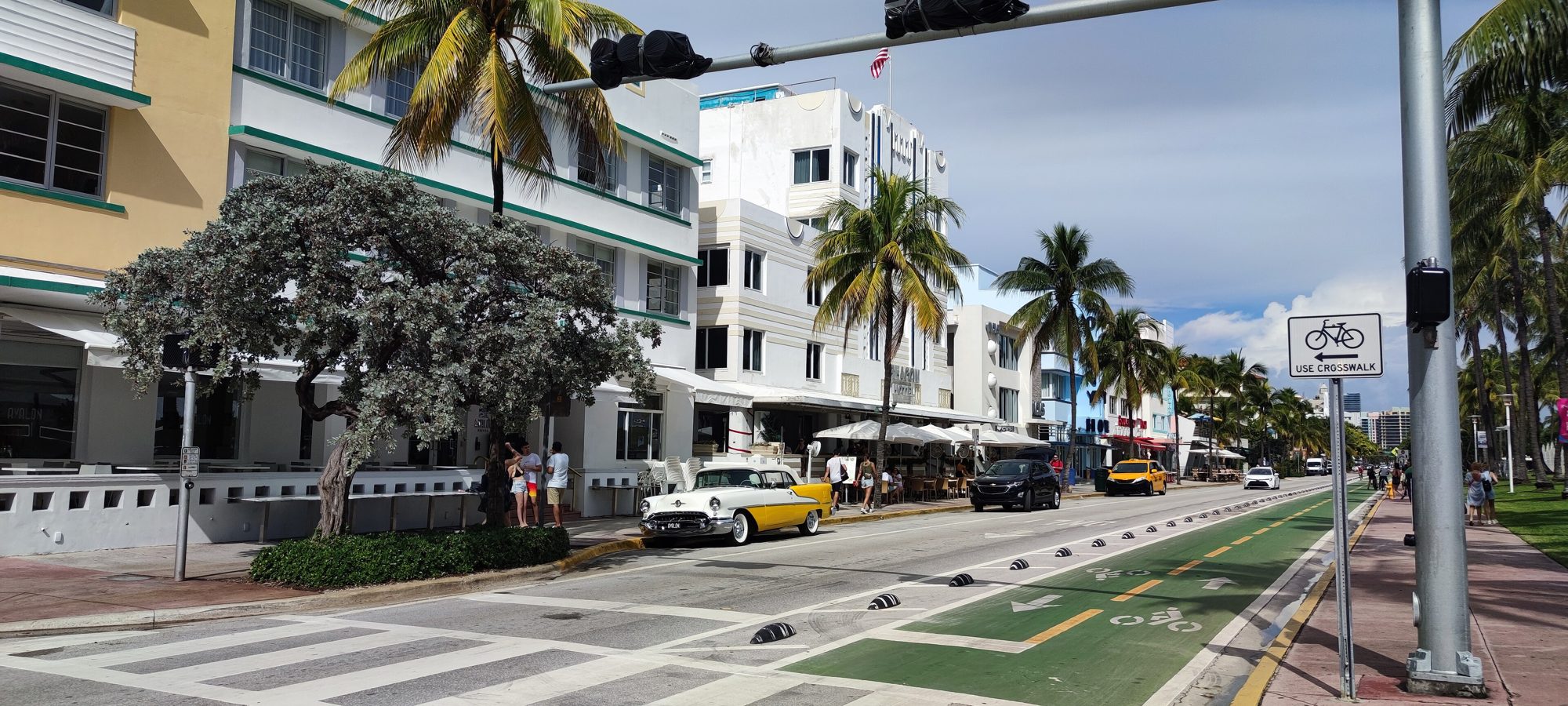 Art Deco hotels on Ocean Drive, Miami Beach